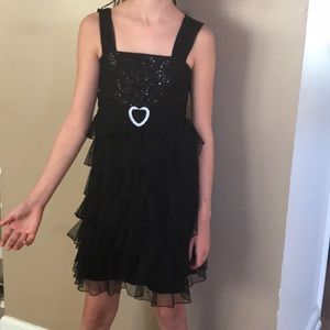 Girls concert black dress
